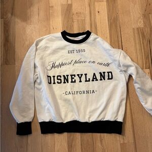 Disney White and Black Sweater